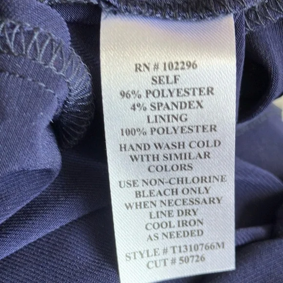 Connected Apparel Blue Dress - Picture 5 of 5